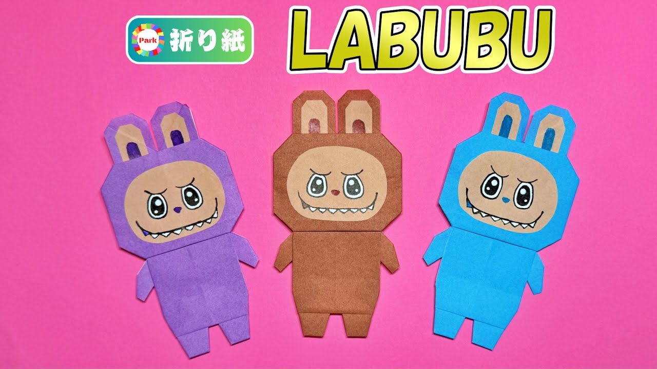 キャラクターラグ ラブブ手作り How to make a fluffy [LABUBU] handmade keychain using 100 yen